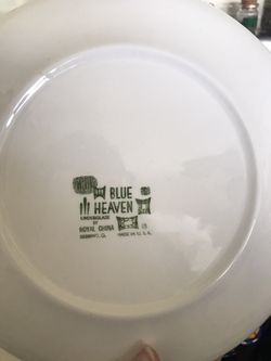 Blue Heaven Royal China Dishes 
