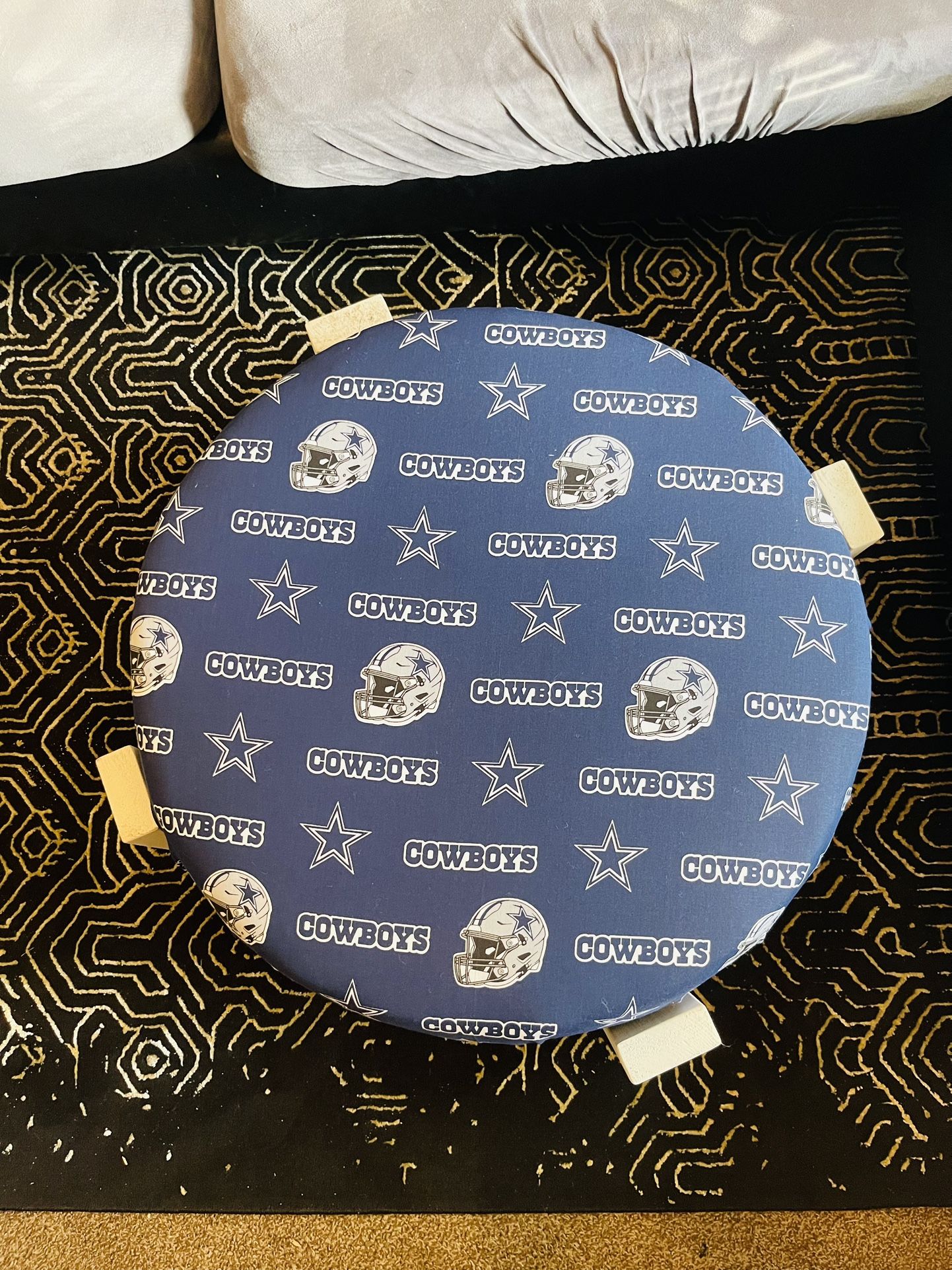 Custom Sports Theme Ottoman