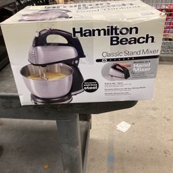 New Hamilton Beach Standing Mixer
