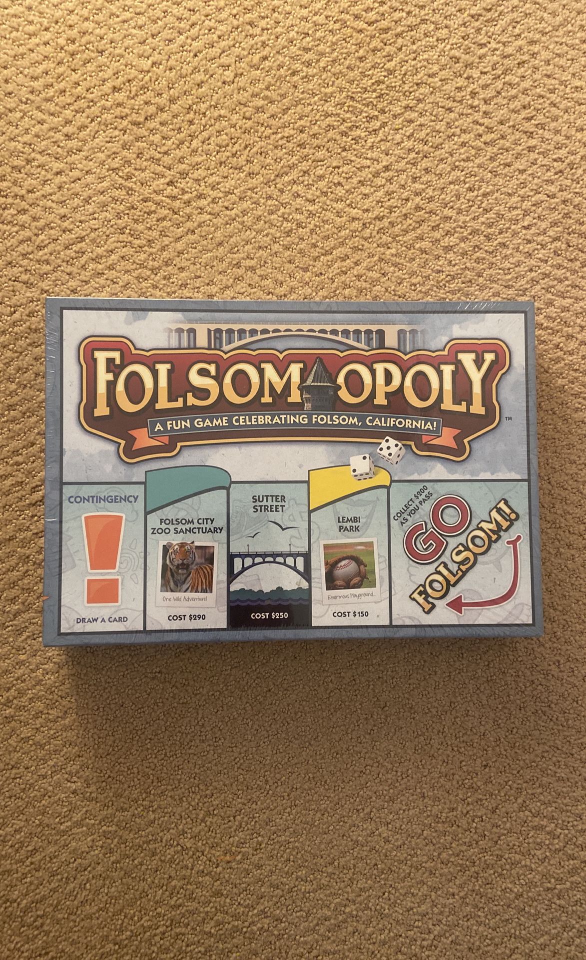 Folsom-opoly Board Game