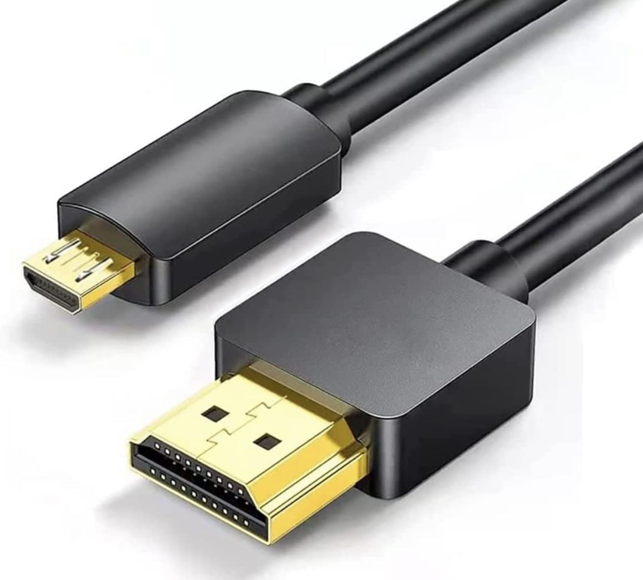 Micro USB to HDMI TV 4k Cable 1.5M/5FT, 1080P HD Video and Audios Compatible with MHL Phone or Tablet to a HDTV Monitor or Projector, Enjoy Big Screen