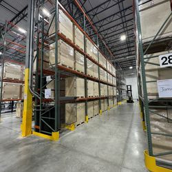 Teardrop Pallet Racks Used Wire Decks Upright Beams