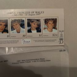 Princess Diana Stamps 