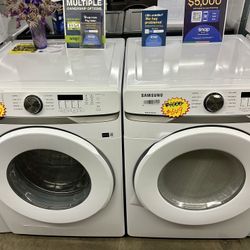 Samsung Stackable Washer& Gas Dryer 