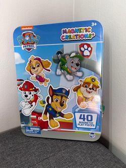 Magnetic Paw Patrol Play Case (all magnets included)