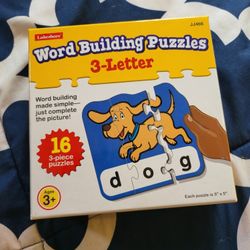 Lakeshore Educational Product 3-Letter Word Building Puzzles