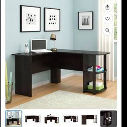 Brand New In Box L Shaped Desk 