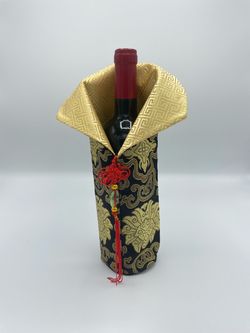Silk Wine Bottle Sleeve