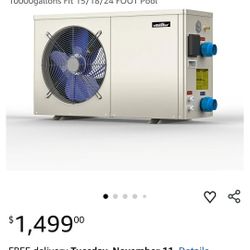 Pool Heater 30000 BTU/hr,  10000 gallons Fit 15/18/24 FOOT Pools $950