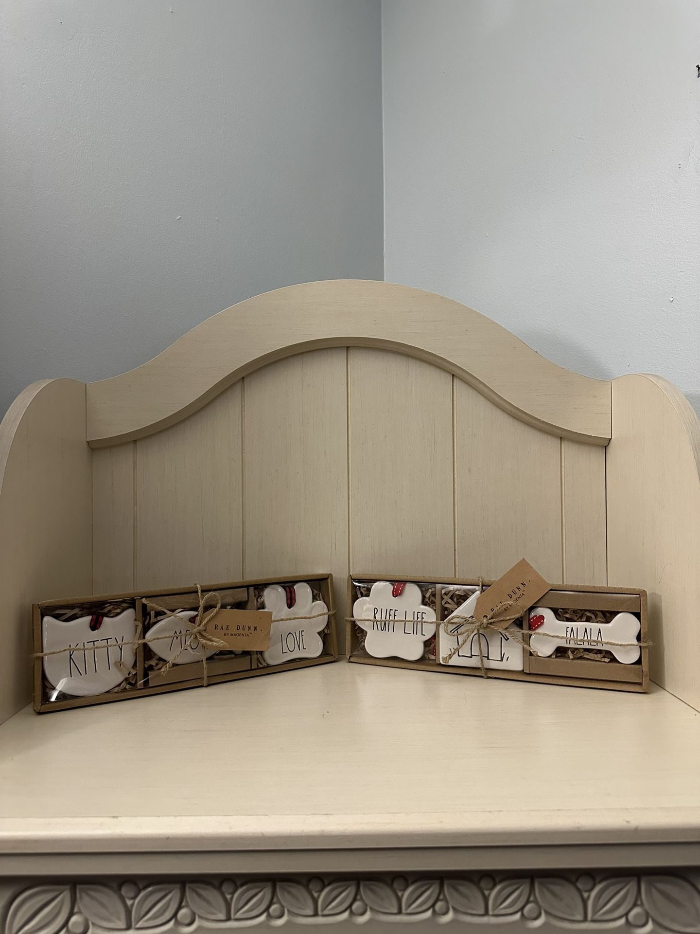 Rae Dunn Ceramic Pet Tree Ornament Sets ππΆπ±π