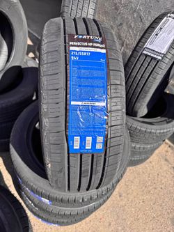 215/55R17 Fortune Perfectus HP FSR602 94V New 4 Tires Free Mount Balance installation 215-55-17