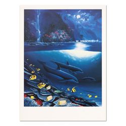 Wyland, "Paradise" Limited Edition Lithograph, Numbered and Hand Signed with COA.