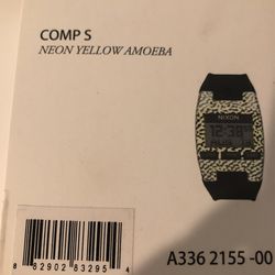 Nixon Watches Neon Yellow Amoeba
