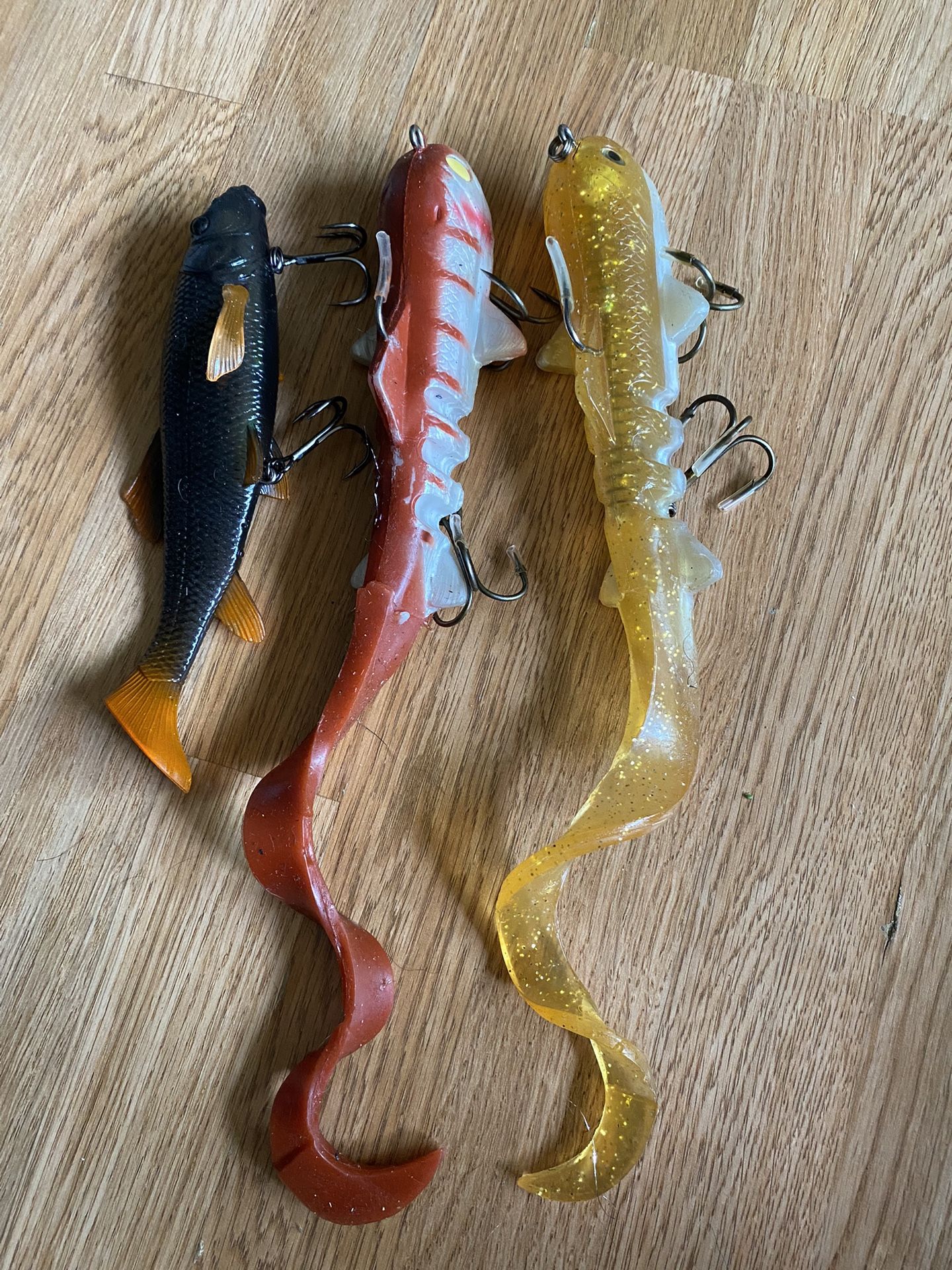3  New Fishing Lures For Musky Or Pike $25 Each  Or $60 For All 3