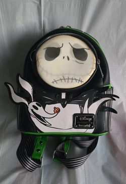 Disney Loungefly Backpack The Nightmare Before Christmas Jack Skellington Zero