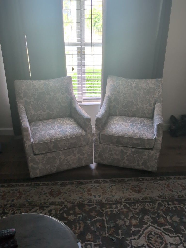 Pair of swivel Chairs