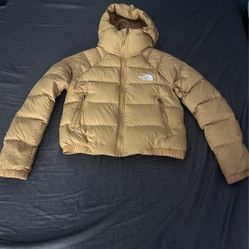 THE NORTH FACE: Tan hydrenalite Down Jacket