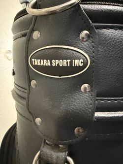 Golf Bag and Clubs Cover, Takara Sport Inc, Leather, excellent