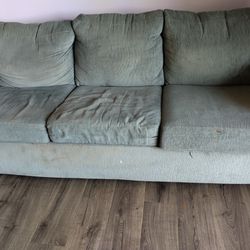 Teal Long Bed Couch