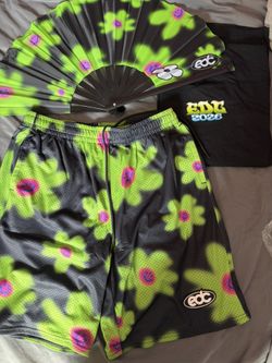 Men’s EDC Shorts & Shirt & Fan 