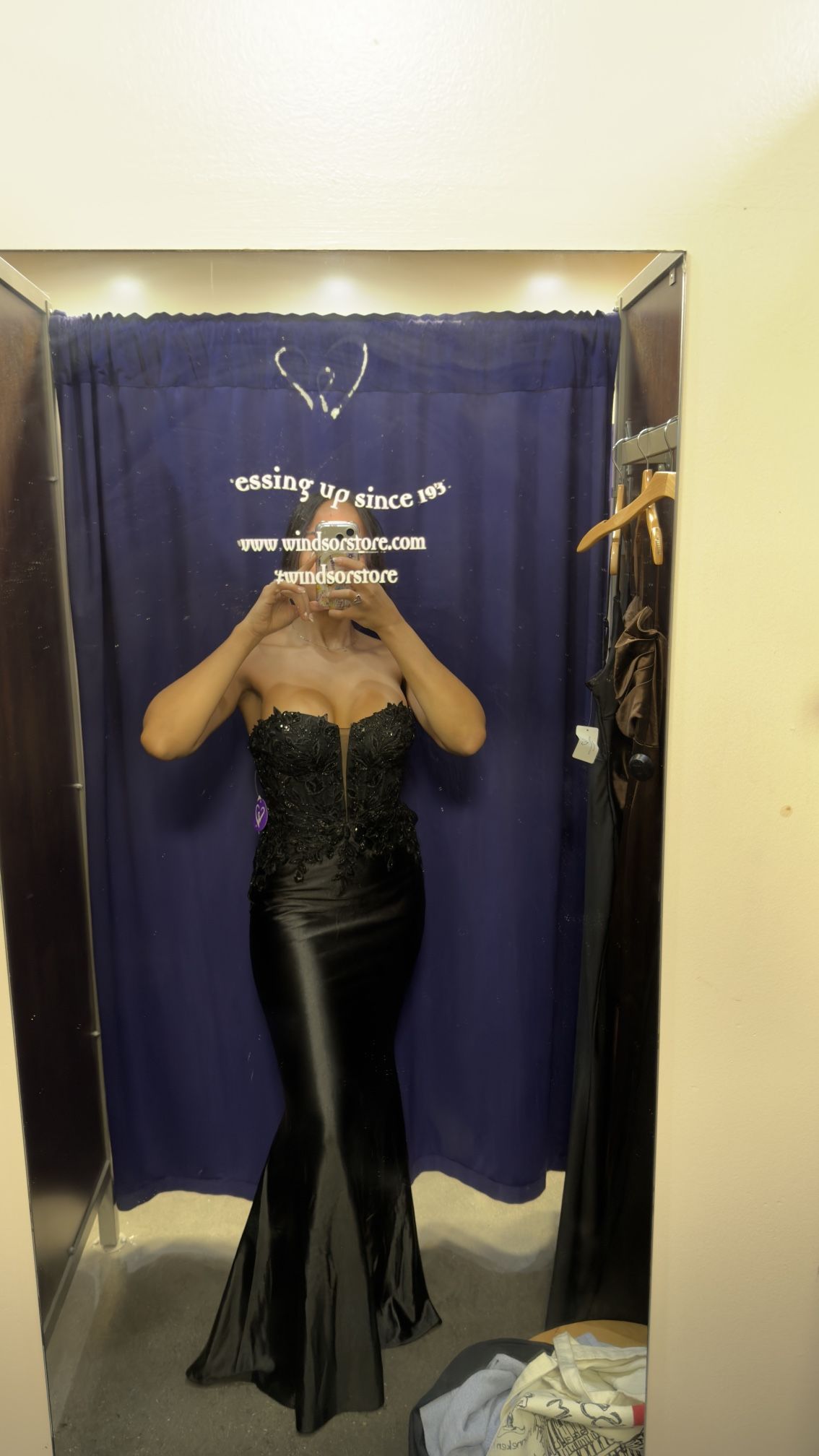 BLACK LONG DRESS