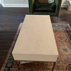 Pink and Rose Gold Coffee Table ( needs to be repainted)