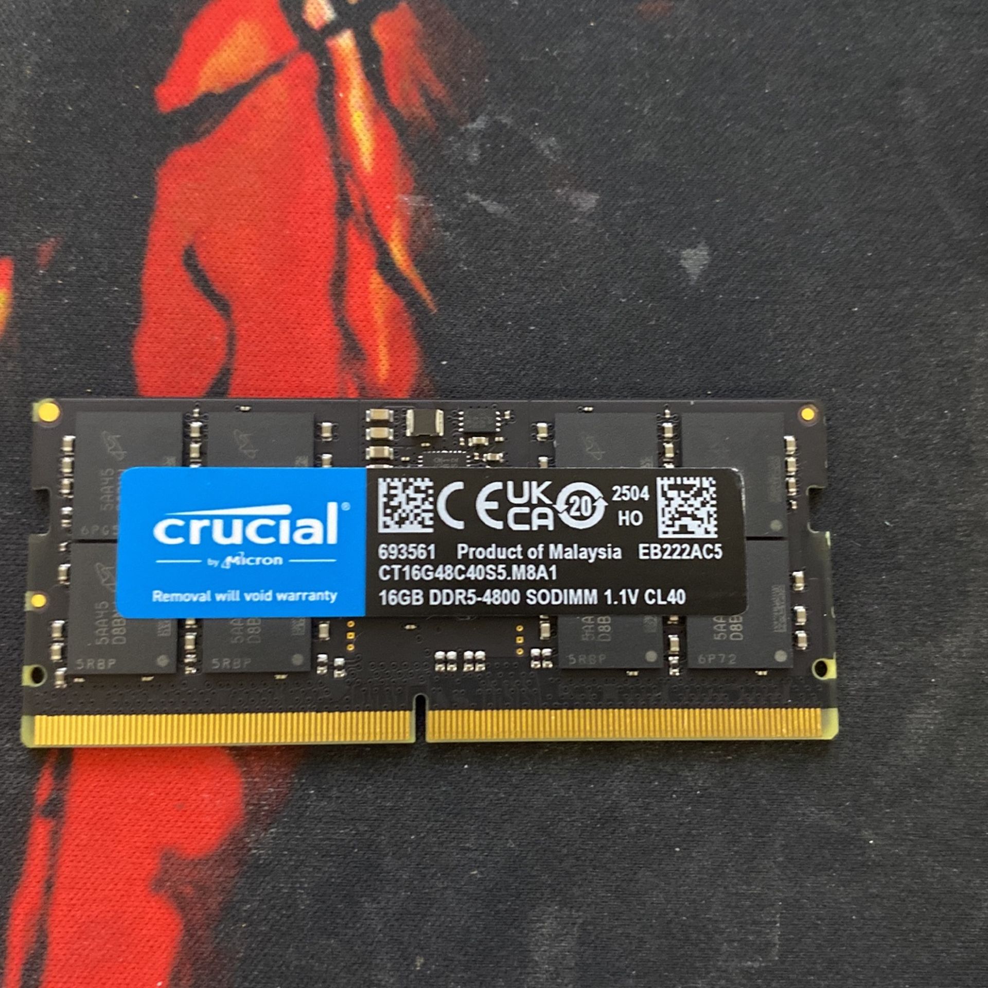 Crucial DDR5-4800 16GB Ram