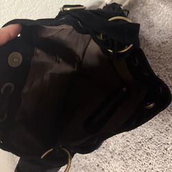 Black Fringe Shoulder Bag