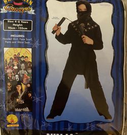 New Ninja costume 4-6 Years 95cm-125cm