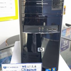 HP Desktop Computer Intel Core i3 3.7 GHz 4 GB 750GB HD Windows 10