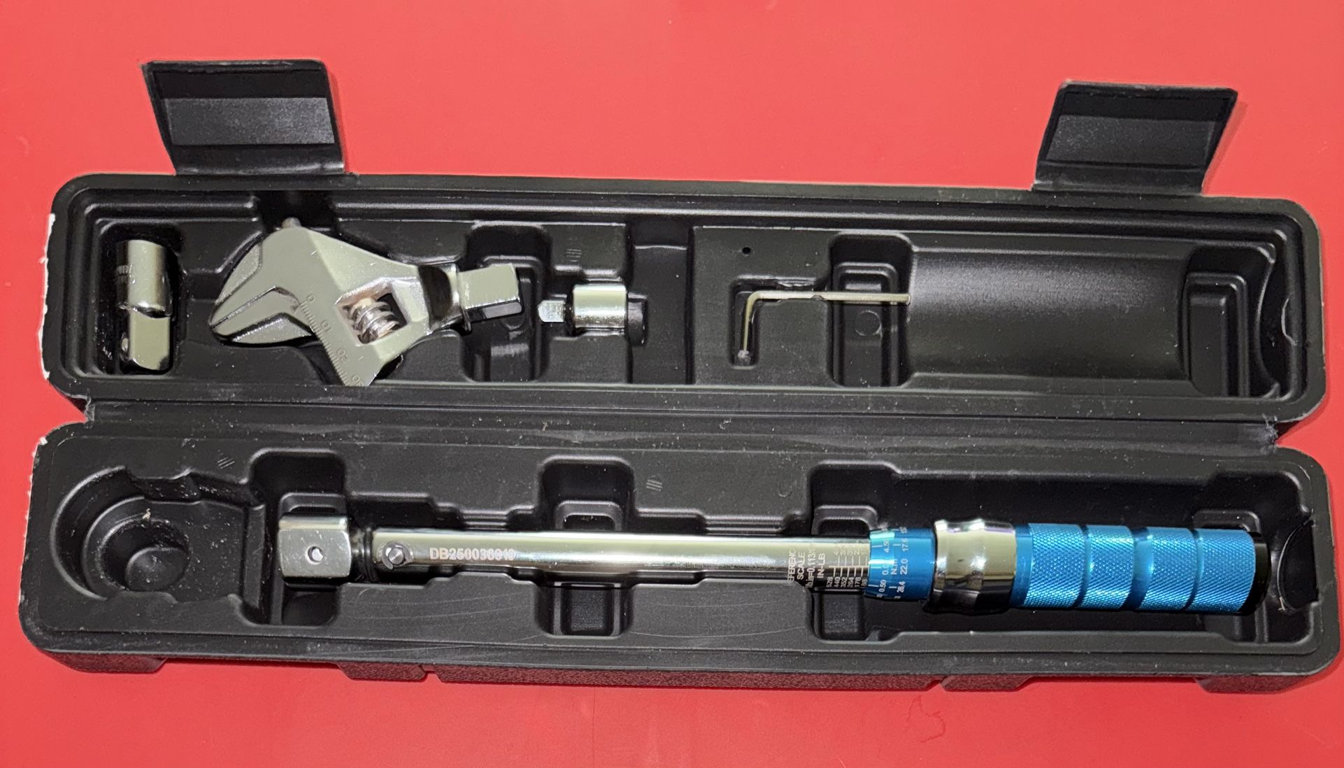 Adjustable Torque Wrench Steel Open End Interchangeable Head