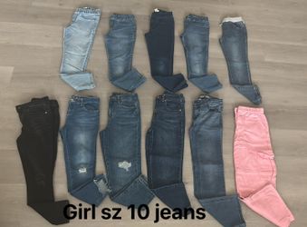 Girls Jeans Sz 10