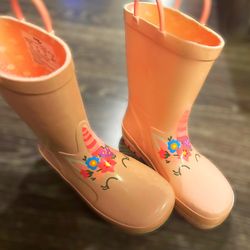 Girls Rain boots Size 13 Kids  