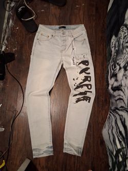 Purple jeans
