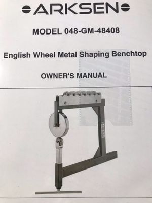New English Wheel Metal Shaping Benchtop For Sale In Sandy Ut