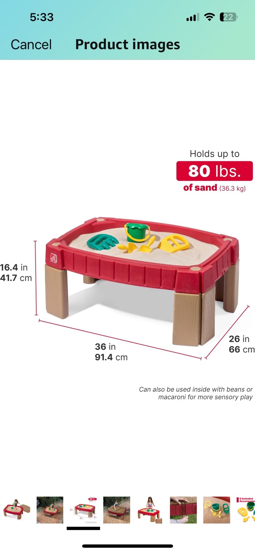 Step 2 Water Table