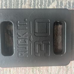 GORUCK 30lb Black Weight Plate for Rucking Built in USA