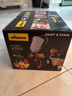 Wagner FLEXiO 4300 Paint & Stain Sprayer – New/Complete