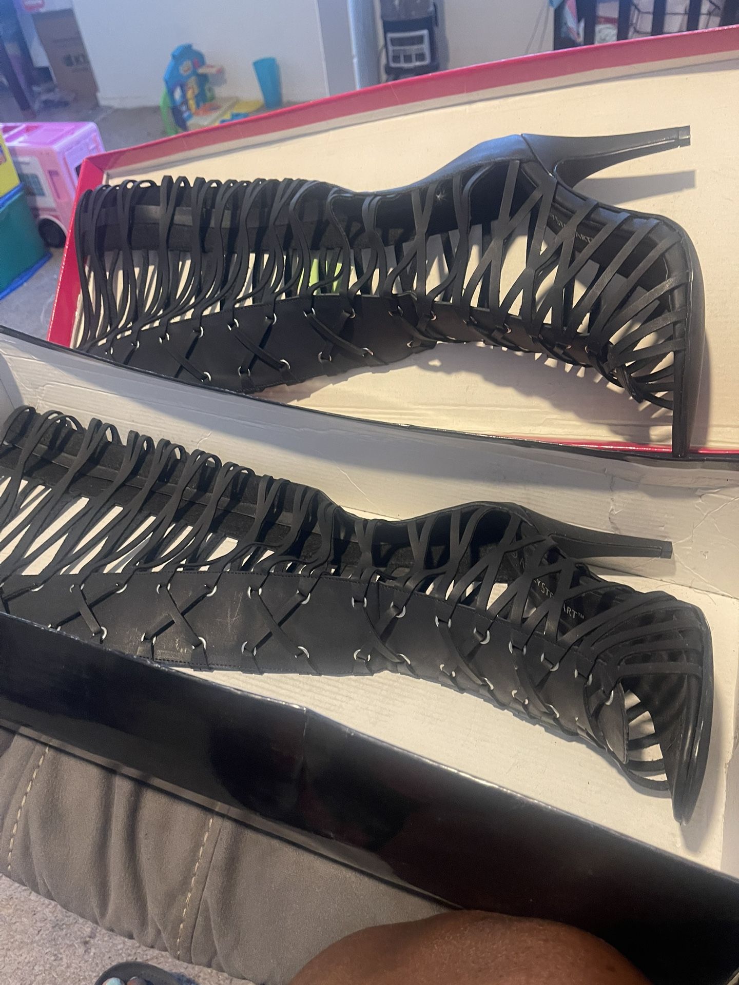 Black Long Sexy Boots