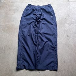 Vintage Y2K Champion Baggy Wide-Leg Navy Track Pants