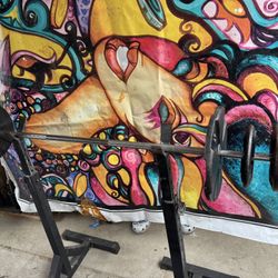 Standard Weight Set 1 Inch 100 Lbs+ Bar