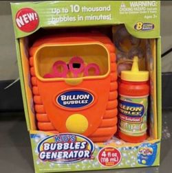 Bubble maker brand new