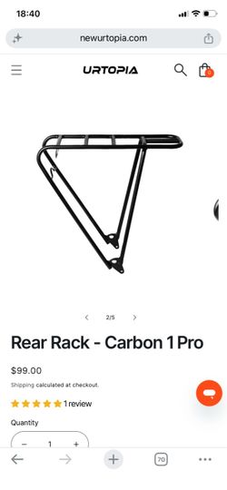 URTOPIA Rear Rack - Carbon 1 Pro