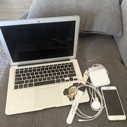 2013 MacBook Air, iPhone 8, Series 1 Apple Watch 