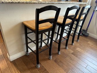 30” Wood High chairs