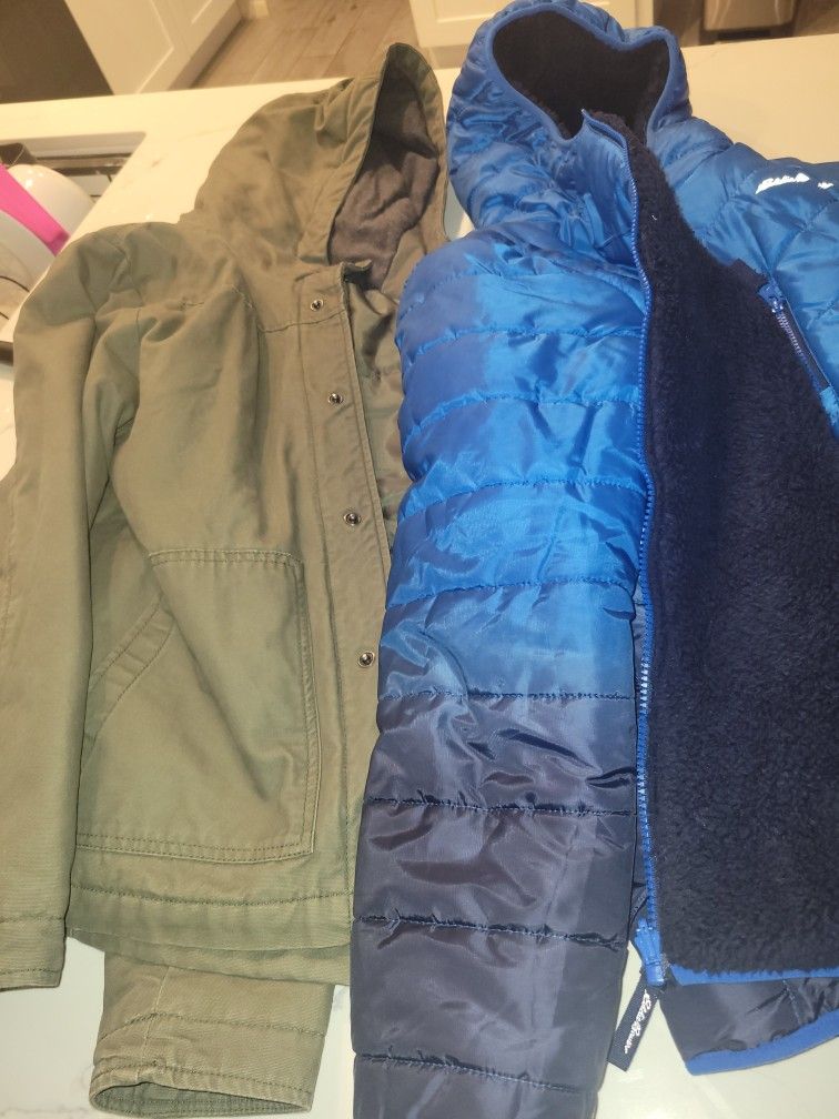 Boy Jackets And Sweaters Size 10-12 For 8, 9, 10 Year Regular Boy