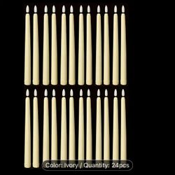 24 led taper candles