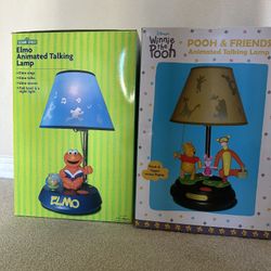 NEVER OPENED ELMO ANIMATED TALKING LAMP FOR SALE  NEED GONE ASAP  PRICE NEGOTIABLE