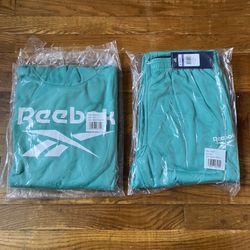  Reebok Track Suit Hoodie And Pants Size Youth XXL Future Teal NWT Deadstock