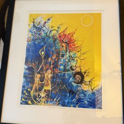 Children, Reaching For The Stars, Abstract Art